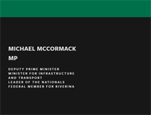 Tablet Screenshot of michaelmccormack.com.au